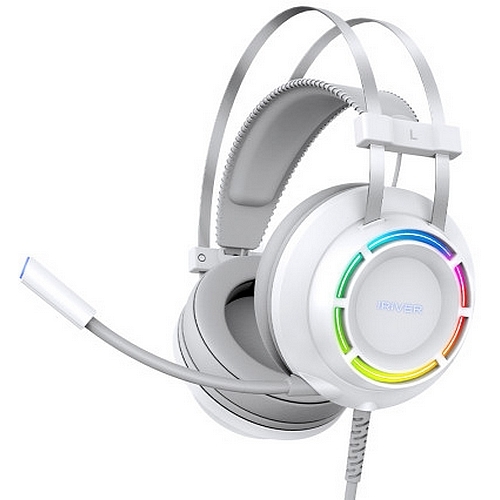 아이리버 EQWEAR-G50H Light ENC 가상 7.1채널 USB 헤드셋 (화이트)