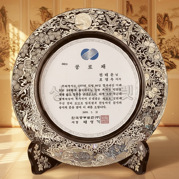 IB2302/최고급자개상패25&Oslash;