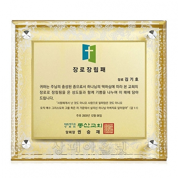 DSP1638/칼라입체 다보상패