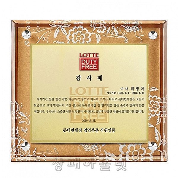 DSP1629/칼라입체 다보상패
