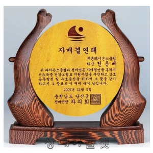 SP-17-2 원목콤비스탠드패(웬지금나무원형S)