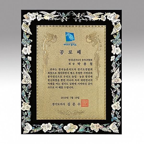 SP14-370C/천연진주자개상패