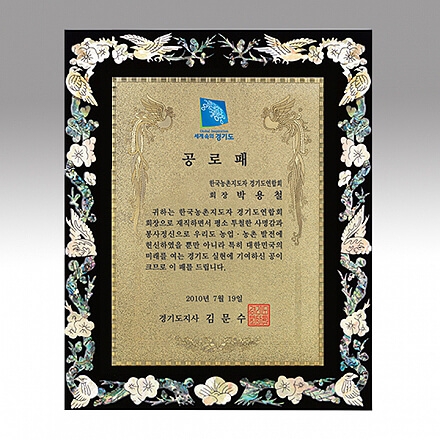 SP14-370C/천연진주자개상패