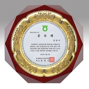 SP14-273B/팔각상패(24&Phi;)