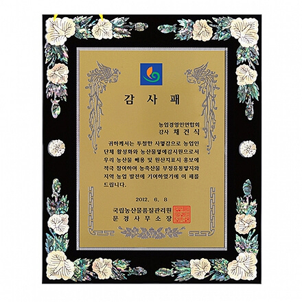 SP14-375B진주자개상패