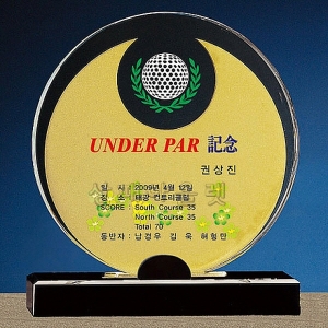 IB030/알루미늄+크리스탈상패