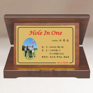 M1371-1/골프 순금기념패(시세문의)