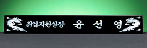 HW310-4/삼각자개명패(용)