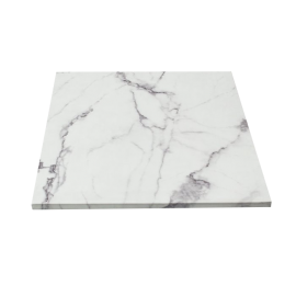 VFT-인조대리석 사각상판 600x600 [화이트]