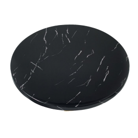 VFT-인조대리석 원형상판 600파이 [블랙]
