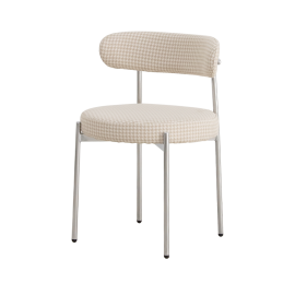 VFC-SWT 로얄 크롬도금 실버체어 [패브릭]