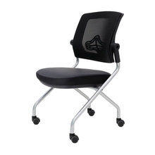 VFC-알파고 틸팅D팔무(실버다리+블랙사출+두꺼운방석)