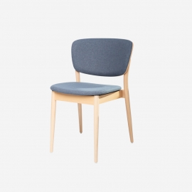 발렌시아체어/라이트내추럴/패브릭네이비