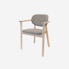 다이닝 체어 산티아고 02/패브릭그레이