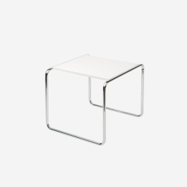 스틸프레임사이드테이블/화이트