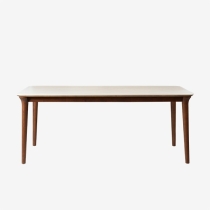 그레이스테이블(4인/6인)/크림+월넛