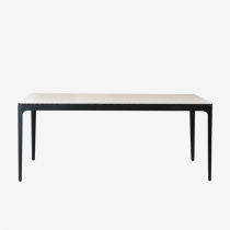 아레스테이블(4인/6인)/크림+블랙