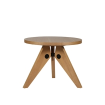 TT100 원형 좌탁/내추럴
