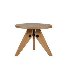 TT100 원형 좌탁/내추럴