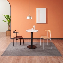 모던 테라조 테이블 (스텐 원반다리)