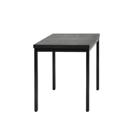 무늬목 사각 테이블 (30각 다리)/블랙, 화이트