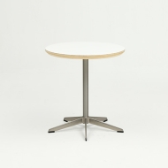 화이트 자작 테이블 (알루미늄 다리 1#)/화이트