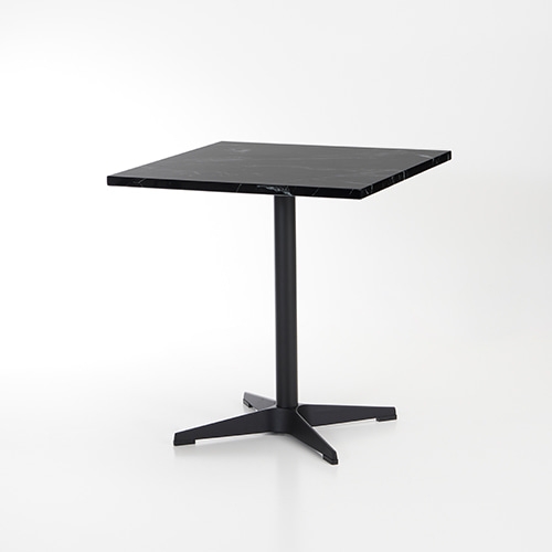 MDF 블랙 스톤 테이블 (크로스 다리)