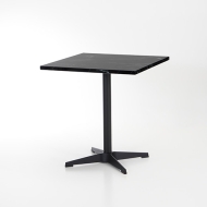 MDF 블랙 스톤 테이블 (크로스 다리)