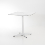 MDF 비앙코 테이블 (크로스 다리)