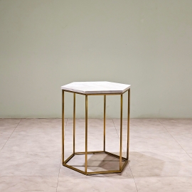 클라라 육각테이블 [Clara]_골드