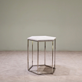 클라라 육각테이블 [Clara]_실버