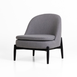 보울 라운지 체어_더스티그레이 Bowl lounge chair