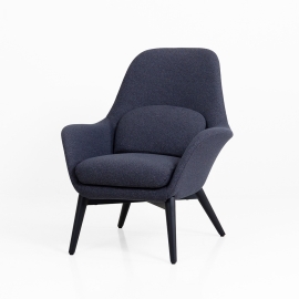 오가닉 라운지 체어_네이비 Organic Lounge Chair