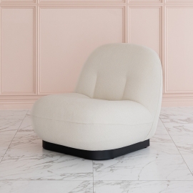 줌 라운지 체어_아이보리 Zoom lounge chair