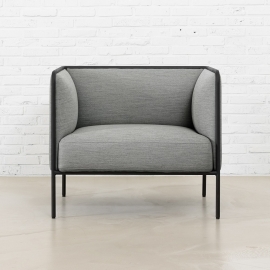 라인 싱글 소파_그레이 Line single sofa