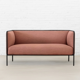 라인 2인 소파_피치 Line 2 seater sofa