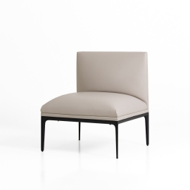 팜 1인 소파_크림PU Fam 1Seat Sofa