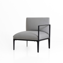 팜 알루미늄 암 소파[L]_그레이 Fam Aluminum Arm Sofa[Left]