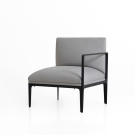 팜 알루미늄 암 소파[L]_그레이 Fam Aluminum Arm Sofa[Left]