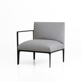 팜 알루미늄 암 소파[R]_그레이 Fam Aluminum Arm Sofa[Right]