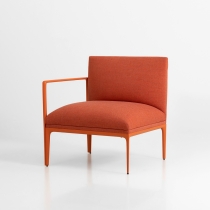 팜 알루미늄 암 소파[R]_오렌지 Fam Aluminum Arm Sofa[Right]