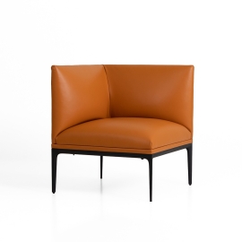 팜 코너 소파_카멜PU Fam Corner Sofa