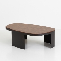 루이스 소파 테이블 로우 Louis Sofa Table Low월넛/다크브라운