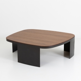 루이스 소파 테이블 하이 Louis Sofa Table High월넛/다크브라운