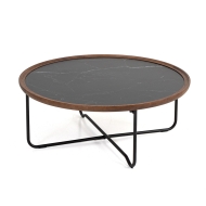 비긴 소파 테이블 Beguine Sofa Table월넛+브라운골든