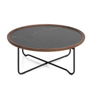 비긴 소파 테이블 Beguine Sofa Table월넛+브라운골든