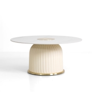 클래씨 테이블 Classy Table화이트세라믹+아이보리