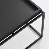 트레이 소파 테이블 Tray sofa table블랙 [정사각]