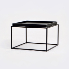 트레이 소파 테이블 Tray sofa table블랙 [정사각]