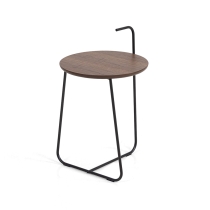 네오 사이드 테이블 Neo Side Table월넛네츄럴+아이언그레이